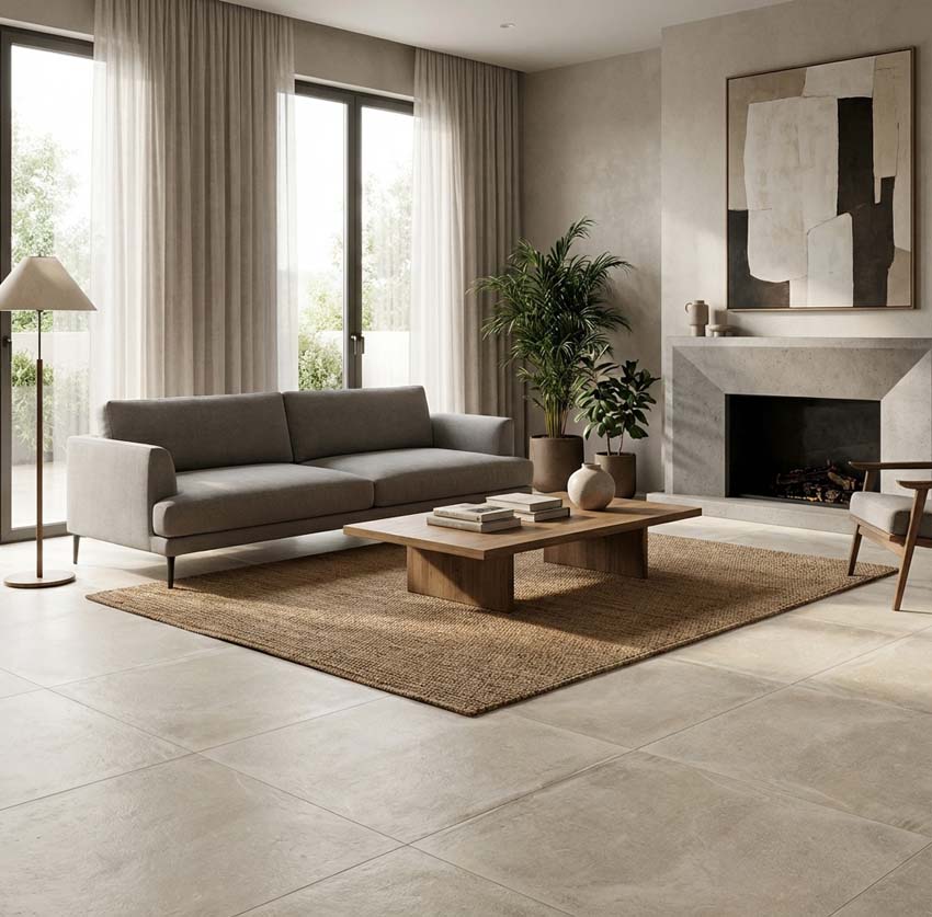 Dalle de terrasse Todra sable 60x60x2cm