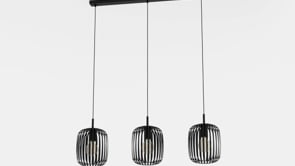 Hanglamp Roma 3xE27 zwart