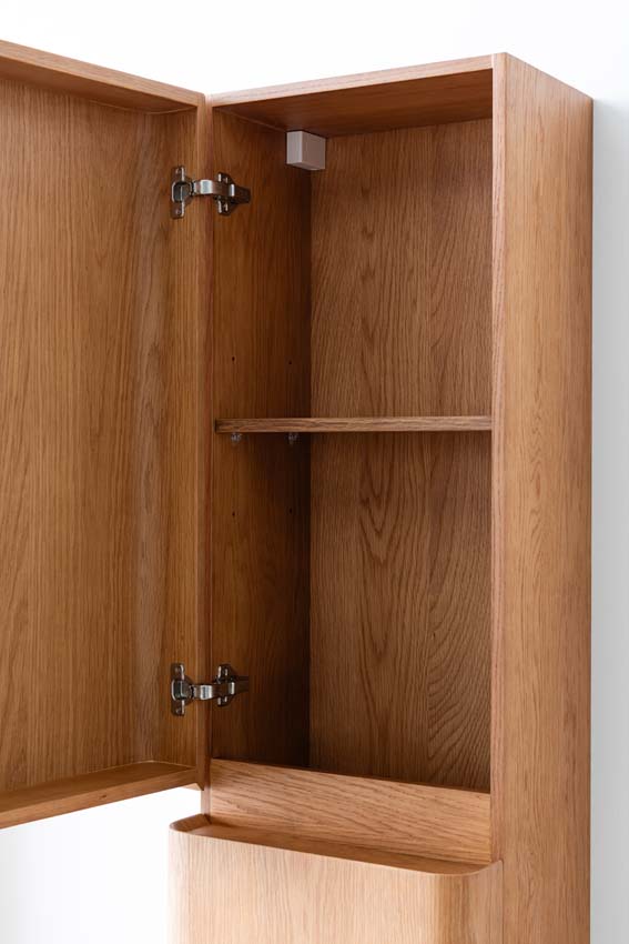 Kolomkast Floris eik hangend 170x40x35cm Kolomkast Floris eik hangend 170x40x35cm