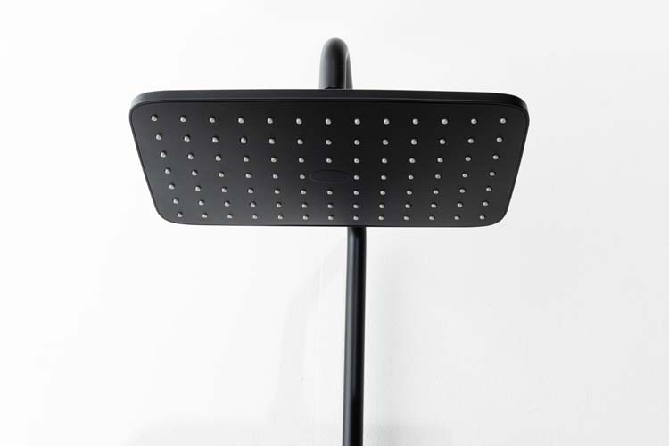 Set de baignoire/douche Magali noir mat