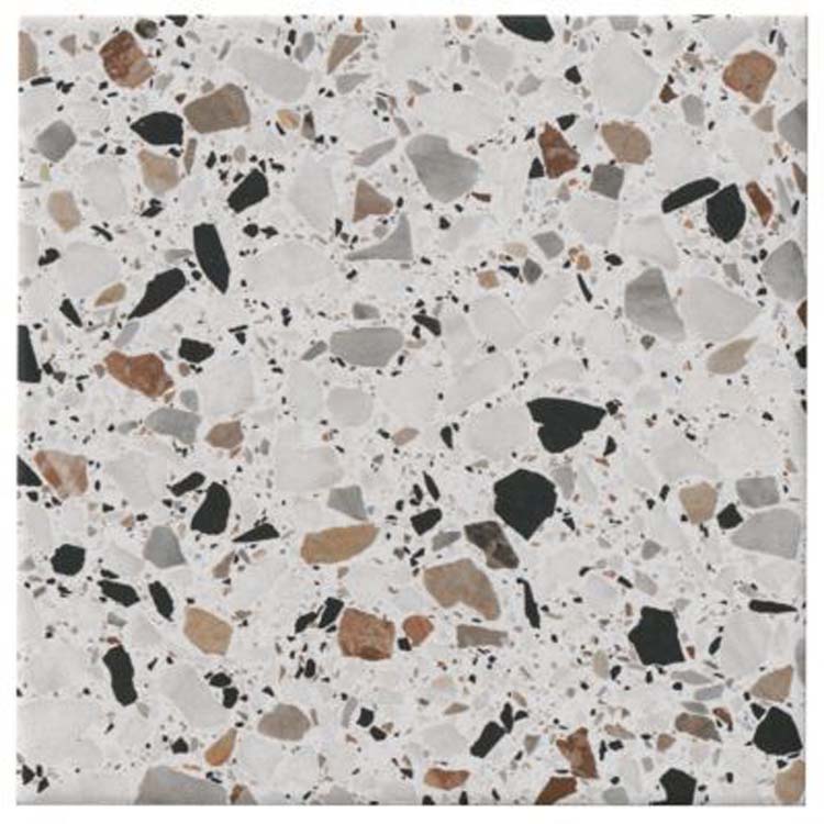 Échantillon carrelage Terrazzo bianco macro