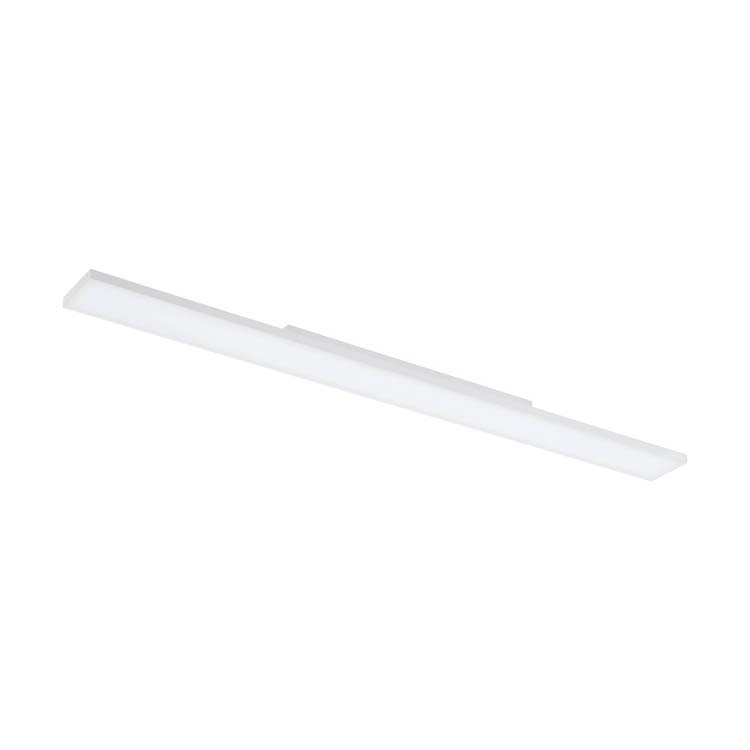Plafonnier LED rechthoek staal/aluminium 1200x100mm wit 3910LM incl.