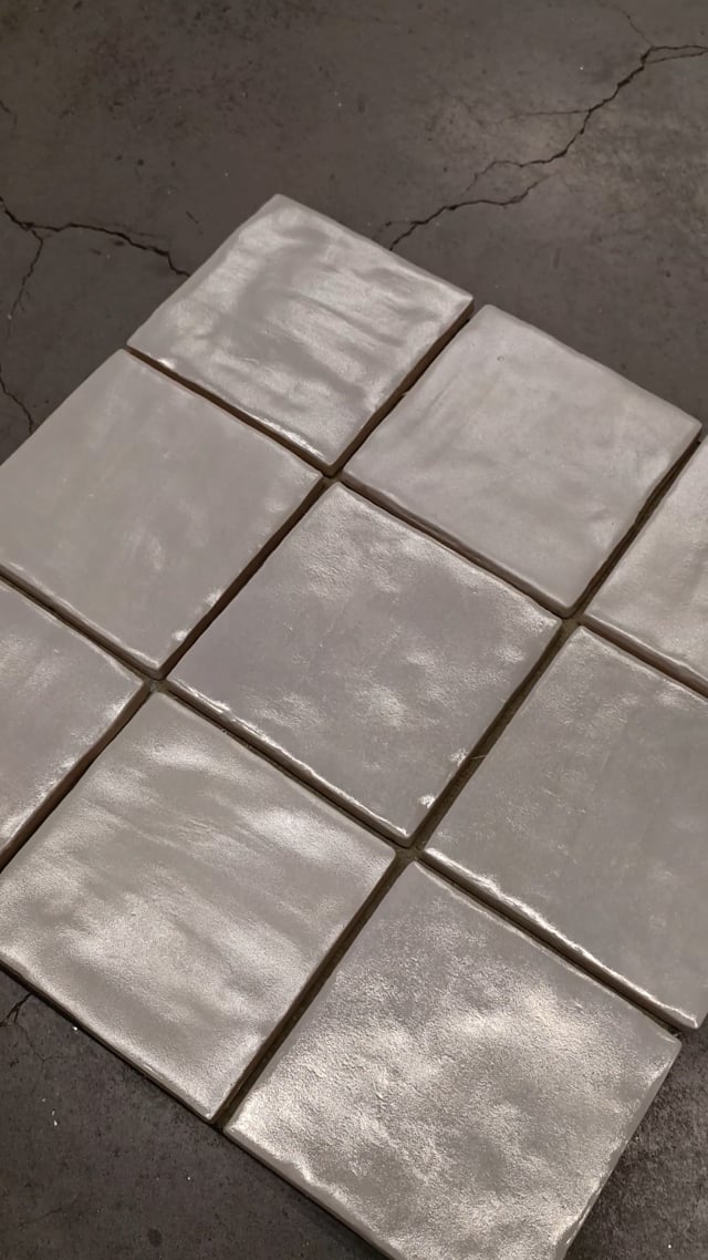 Zellige ceramique perle 10 x 10 x 0.95 cm Zellige ceramique perle 10 x 10 x 0.95 cm