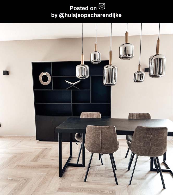 Lucide JOANET - Hanglamp - 6xE27 - Fumé