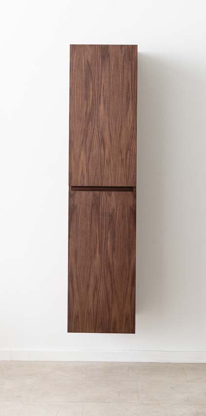 Armoire colonne Falco noyer suspendue 170x40x35cm