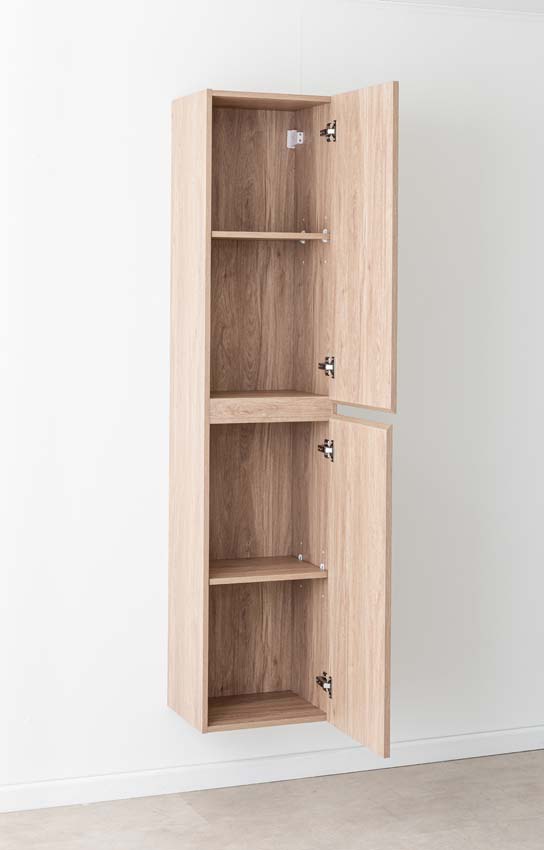 Kolomkast Bianca/Bella eik hangend 180x40x35cm