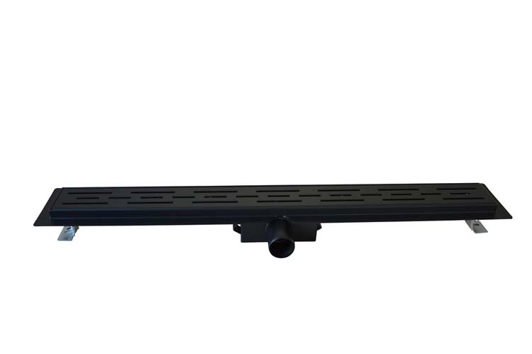 Caniveau de douche inox noir 70cm