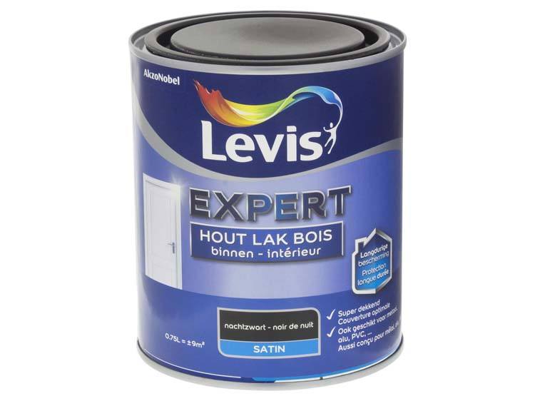 Levis Expert laque intérieur satin 0,75l noir de nuit