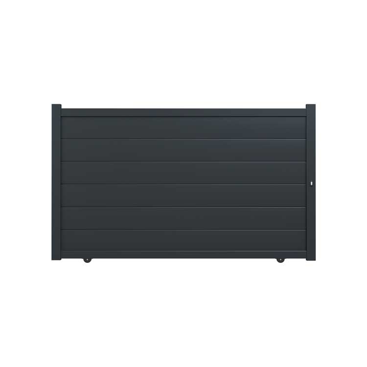 Portail coulissant Salamanca alu anthracite 375x192cm