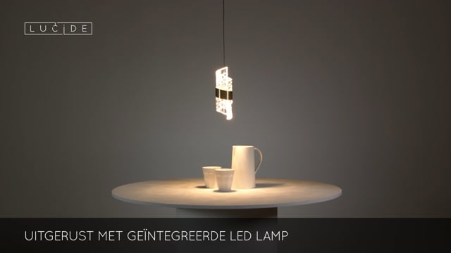 KLIGANDE - Hanglamp - Ø 13 cm - LED - 1x9W 2700K - Mat Goud / Messing KLIGANDE - Hanglamp - Ø 13 cm - LED - 1x9W 2700K - Mat Goud / Messing