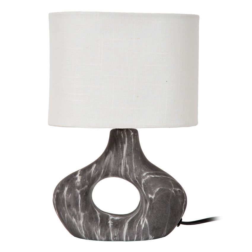 Lucide Essential Tomeo - Lampe de table - 1xE14 - Noir