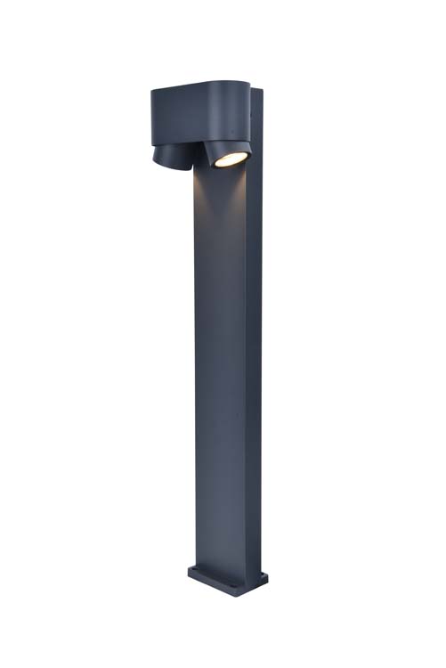 Eclairage extérieur lanterne gris foncé 2 x GU10 14W