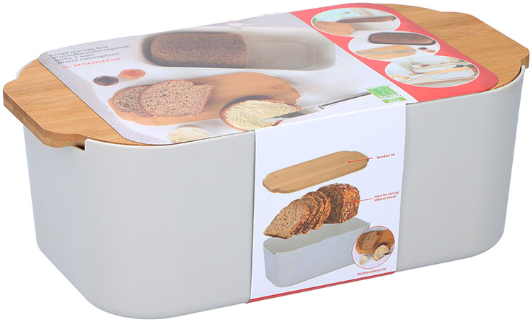 Boîte de rangement pour des pains 650 gr 19x33x12 cm