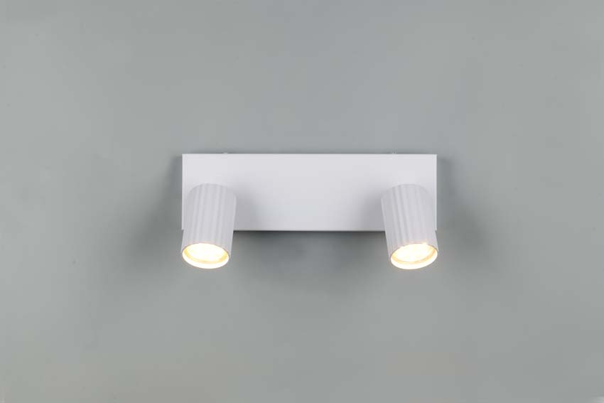 Spot en saillie - Blanc - 30x9x14,5cm - Dimmable - GU10 - 2x10W