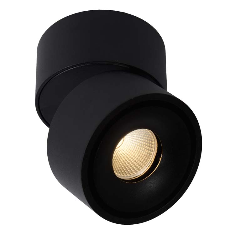Lucide YUMIKO - Spot plafond - LED Dim. - 1x8W 2700K - Noir