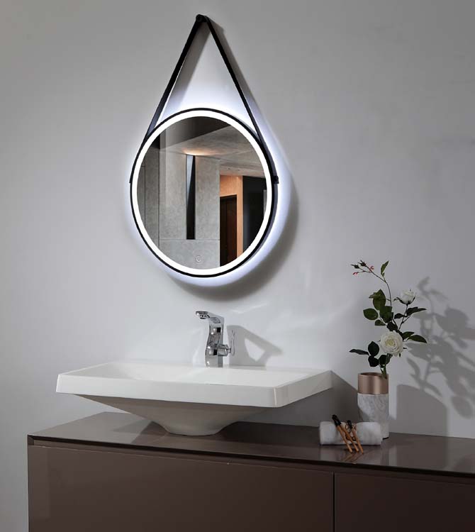 Mirroir Milly rond avec écairage LED