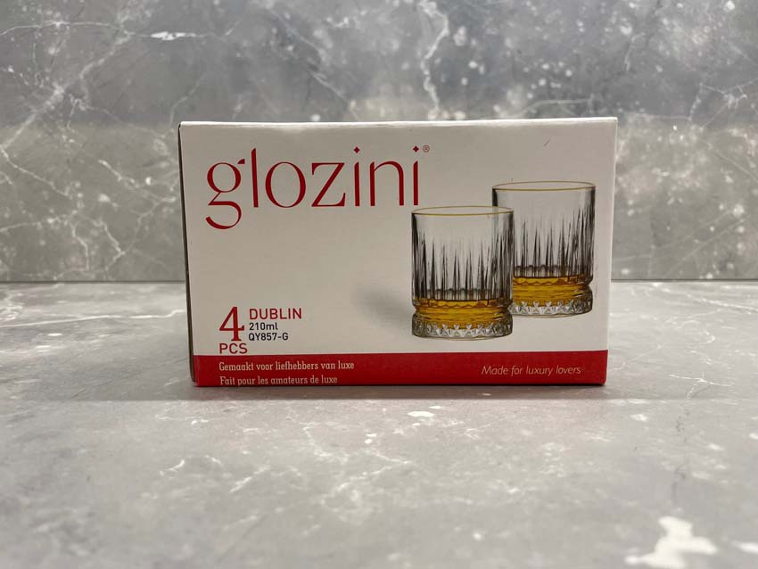 Verre à whisky Dublin transparant 21cl set de 4