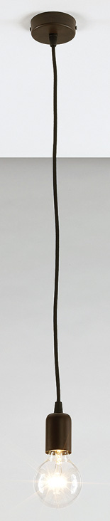 Suspendue E27 - 60W - Rouille 