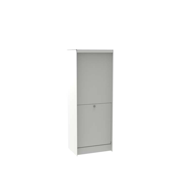 Pakketbrievenbus eSafe Dropbox Small Back wit