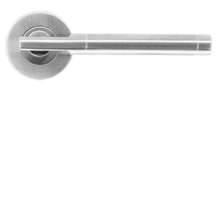 Poignée de porte bozen inox plus sans rosace