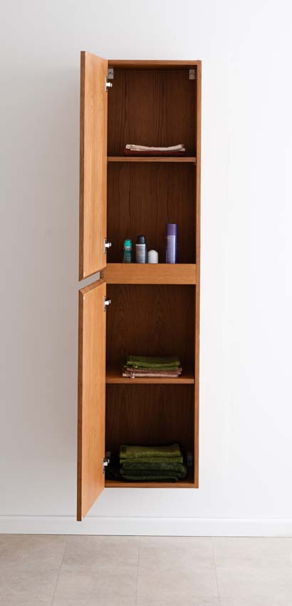 Kolomkast Fior eik hangend 170x40x35cm