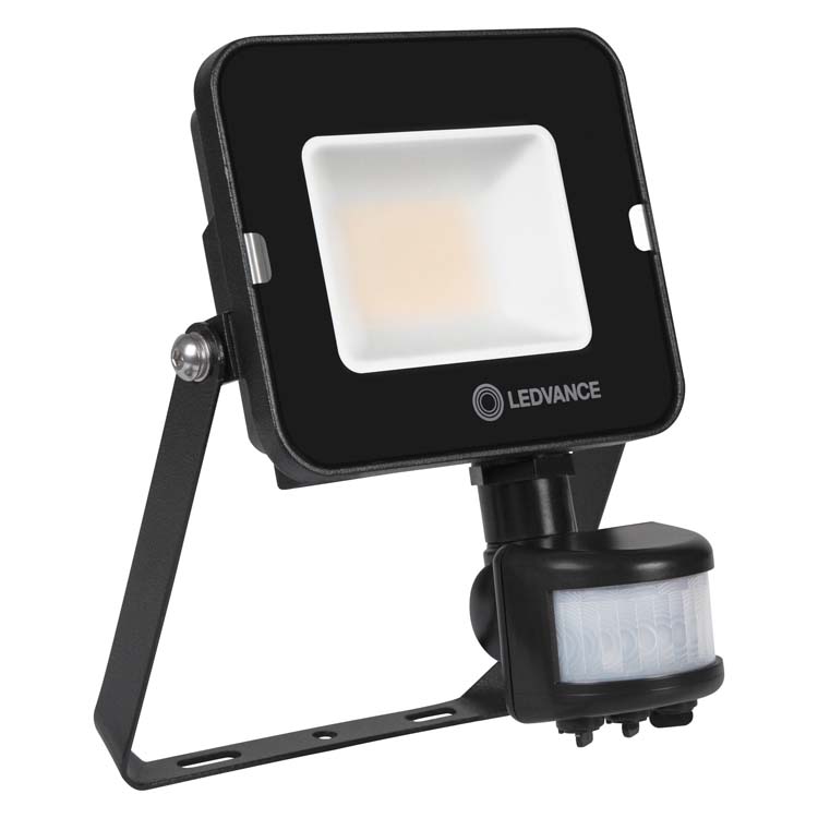 Straler LED Zwart 20W 1800LM + Sensor
