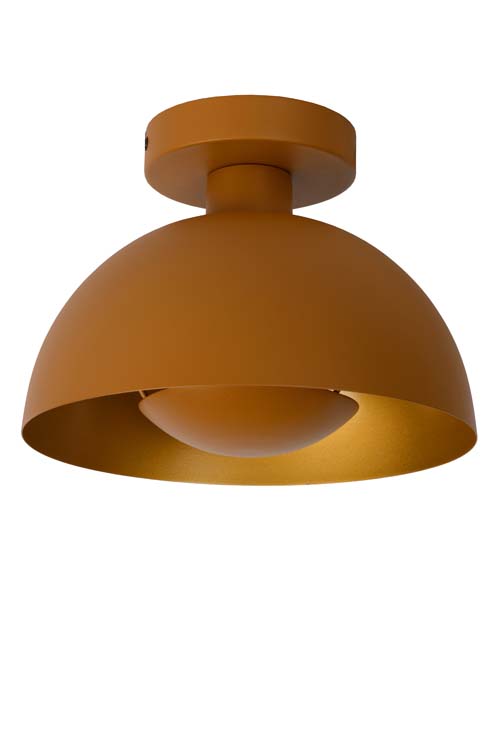 Lucide SIEMON - Plafonnière - Ø 25 cm - 1xE27 - Okergeel