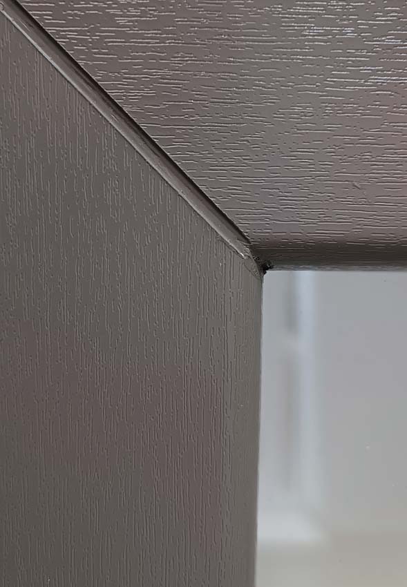 Vast raam pvc budget Stabilotec kwartsgrijs/wit helder glas MW