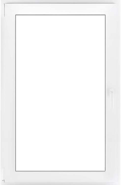 1-VL draaikiepraam pvc Ikkuna wit 70 mm B750XH1000 mm links