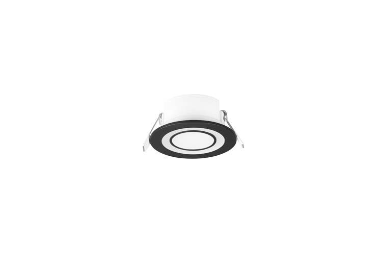 Inbouwspot LED zwart diam8.2cm 5W 450LM 3000K
