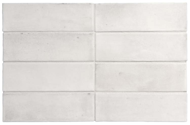 Staal vloer- en wandtegel Nono White