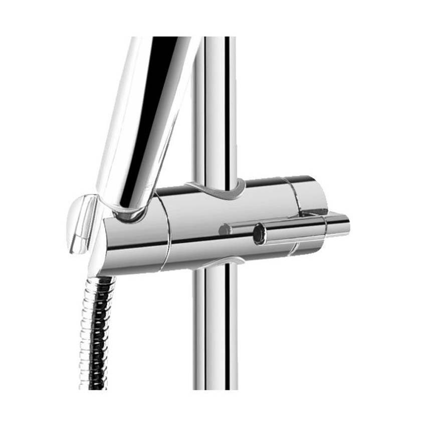 Doucheset Cindy thermostatisch chroom