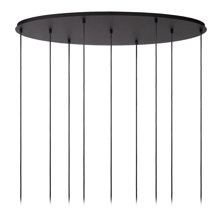 Suspension - laiton - H150cm - 6xE27 - ampoule non incluse