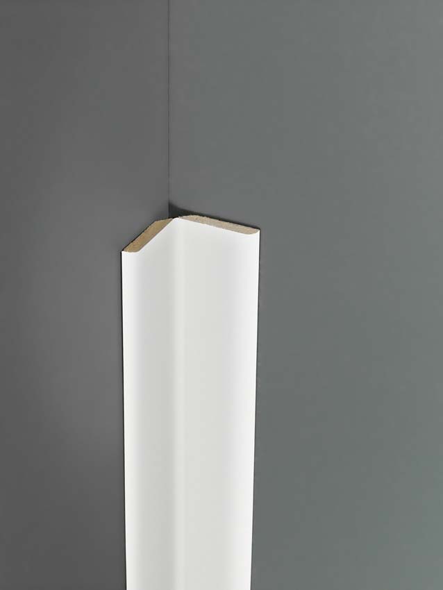 Moulure pliante Maestro MDF hydrofuge gloss white 270cm