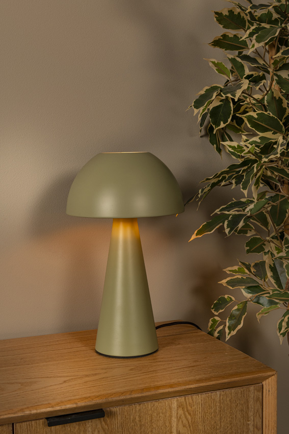 Lampe de table - Vert - Ø20cm - 1xE27