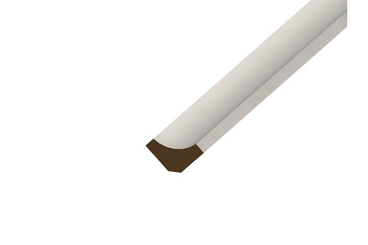 Hollijst mdf eik 34.5x18mm 2.6m
