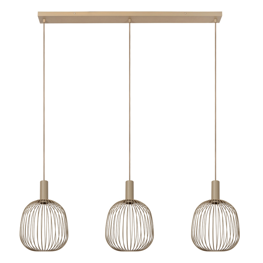 Suspension - Taupe - 50x50x160cm - 3xGU10 (MR11)