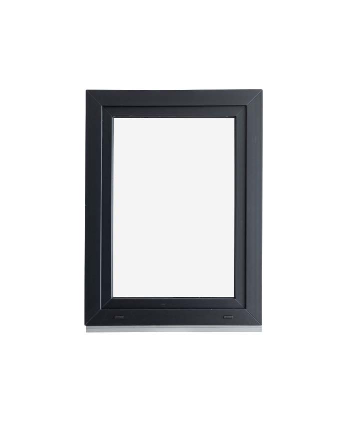 1-VAN Châssis oscillo-battant pvc Elegant noir/noir B750xH1000 mm D 1-VAN Châssis oscillo-battant pvc Elegant noir/noir B750xH1000 mm D