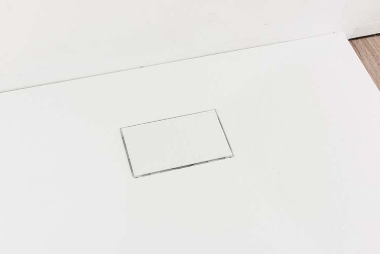 Receveur de douche Moby ardoise blanc mat 120x90cm