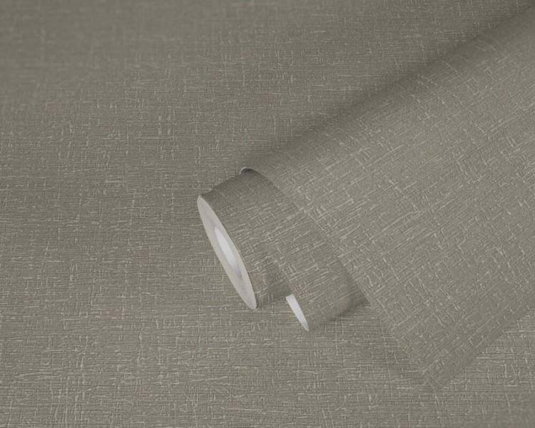 Vinyl op vliesbehang structuur lichtbruin 0,53x10m