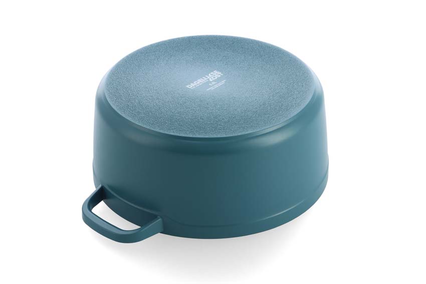 Marmite avec couvercle Dagelijkse Kost Proline bleu-vert Ø26cm avec revêtement antiadhésif