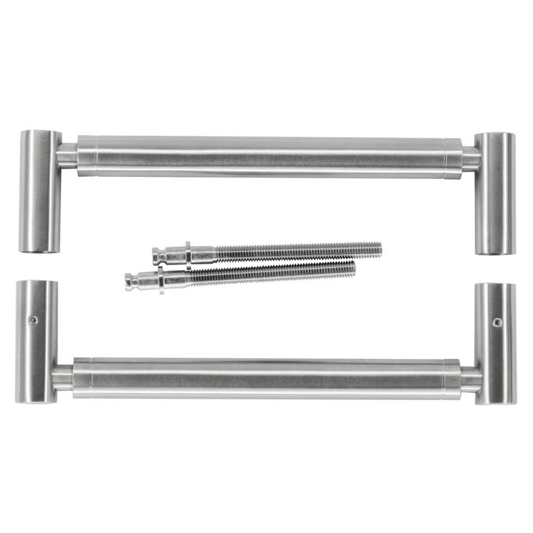 Trekker deur gubbio inox plus paar deurdikte>3cm