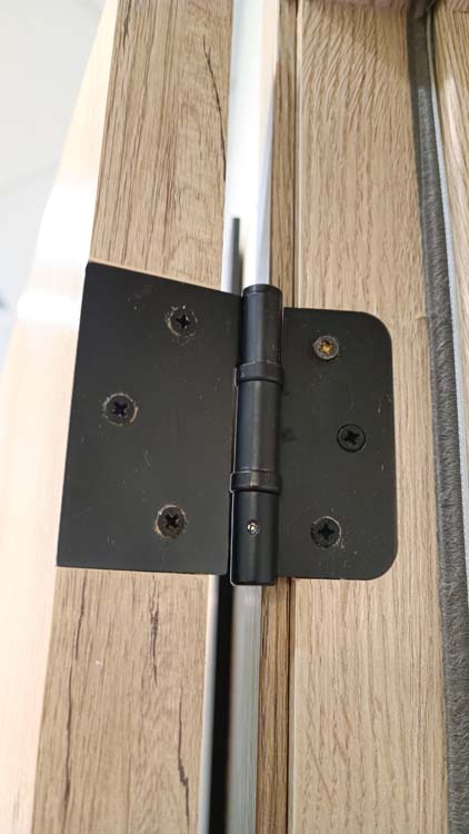 Bloc-porte tubulaire 73cm rw oak planch.4500 verre cl+ébras.noir 201.5