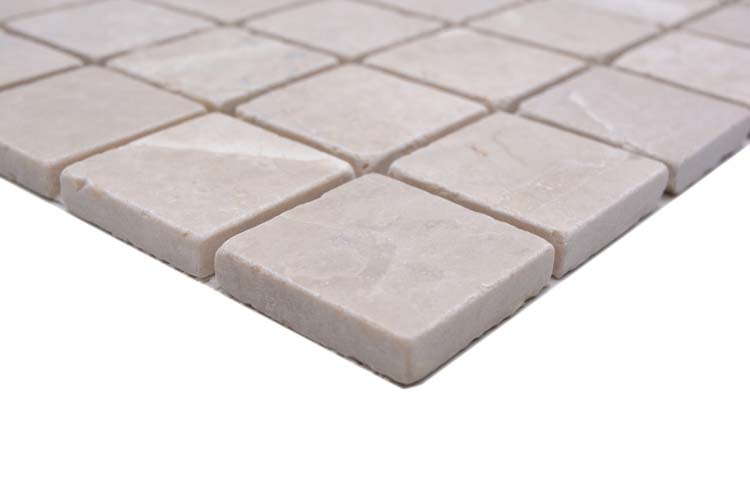Mosaïque Botticino beige mat 30,5x30,5cm