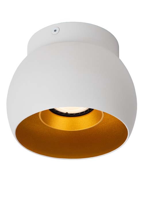 Plafondlamp - wit - Ø12,5cm - GU10 - 50W
