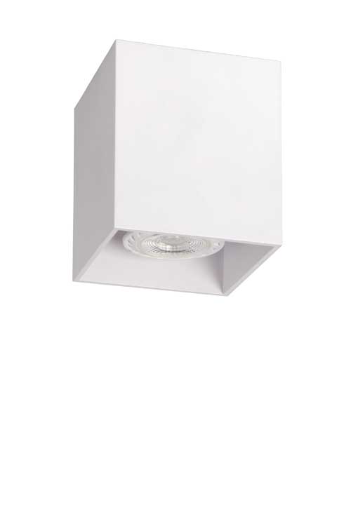 Lucide BODI - Spot plafond - Ø 8 cm - GU10 - Blanc