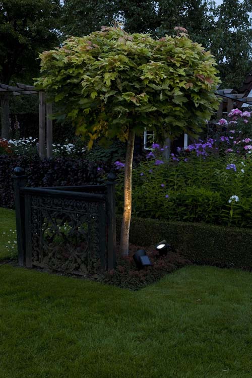 Spot solar avec pointe Tivoli noir 5 lumen