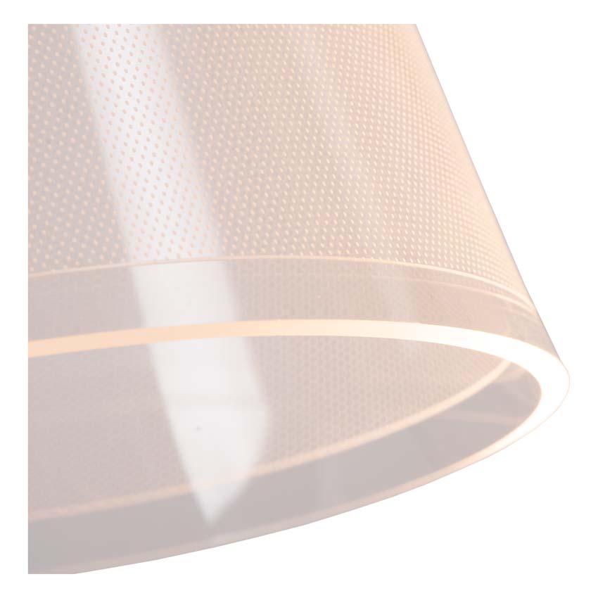 Lucide KORGIS - Applique murale Salle de bains - LED - 1x10W 3000K - IP44 - Transparent