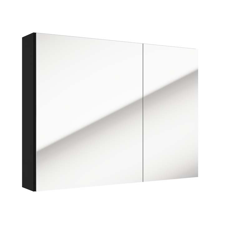Armoire miroir Dexx noir mat 800 mm