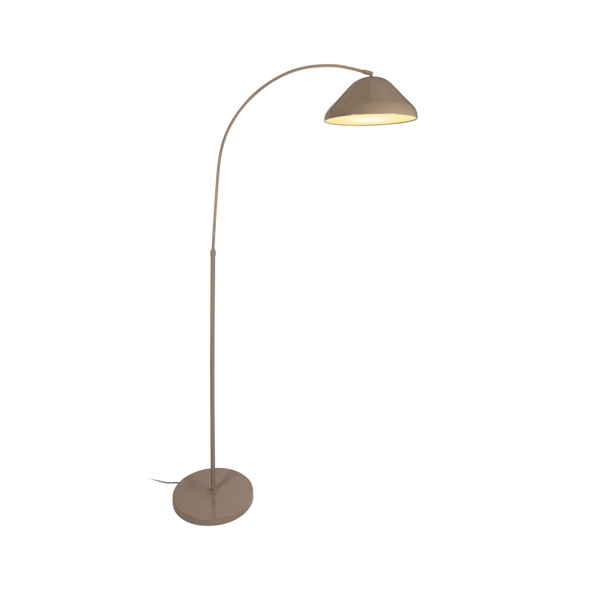 Lucide Vibes Andres - Lampadaire - 1xE27 - Taupe